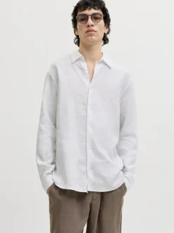 JPRBLALAWRENCE LINEN LS SHIRT SN
