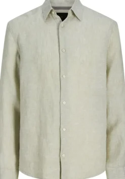 JPRBLALAWRENCE LINEN LS SHIRT SN