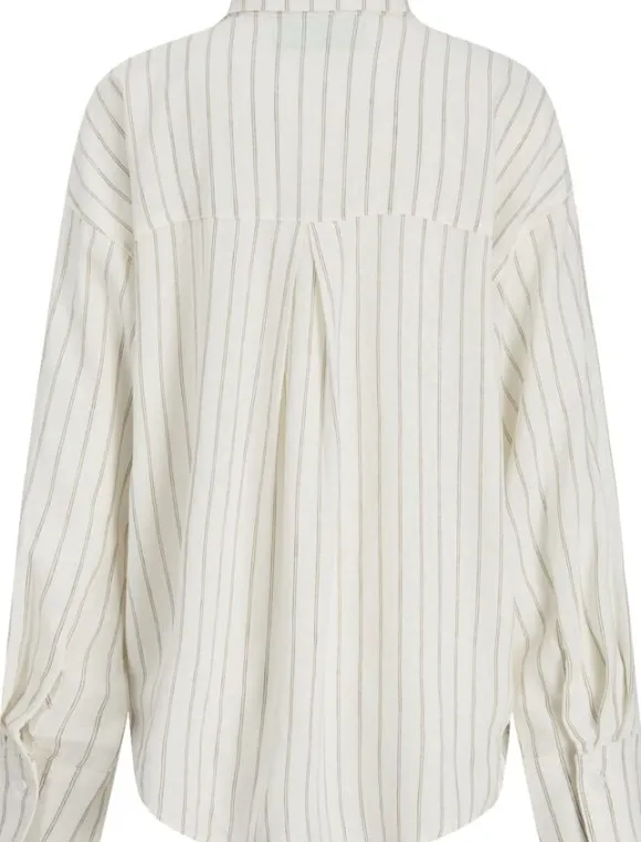 JXALMIRA LINEN BLEND LS SHIRT WVN L