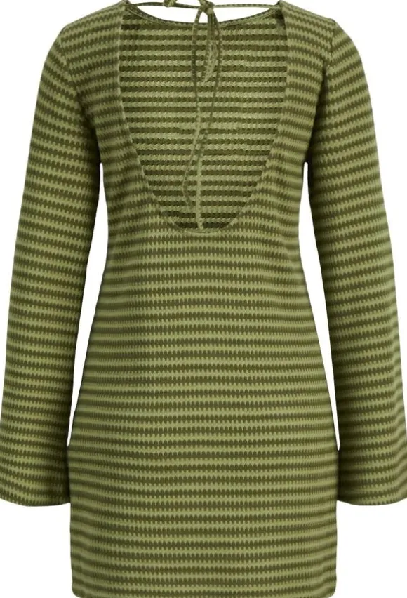 JXSIENA LS OPEN BACK DRESS JRS