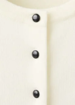 Knitted button cardigan