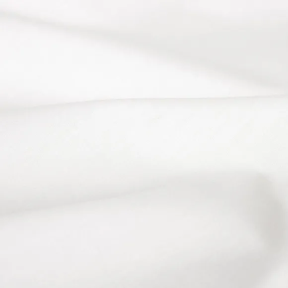 Økologisk H-split lagen, percale - GOTS, hvid