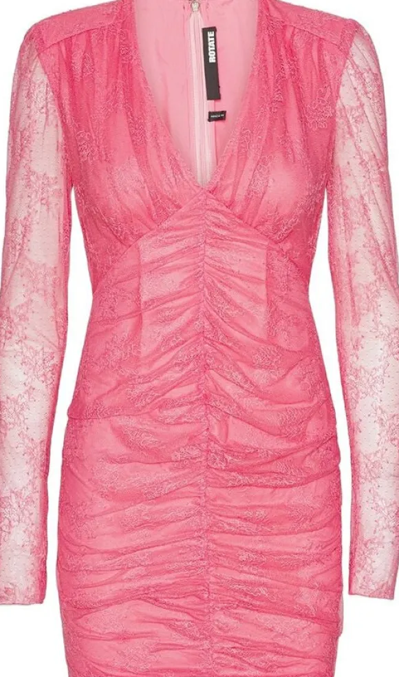 LACE MINI LS DRESS