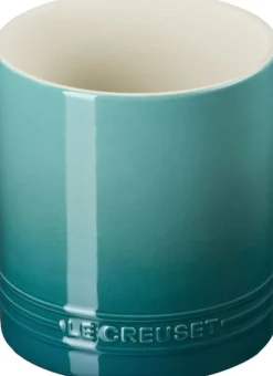 Le Creuset Signature stentøj bestik- og redskabskrukke 1. 1L Bleu Rivi