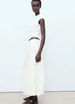 Long balloon skirt
