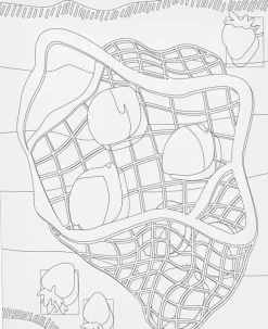 Malerlærred med print, Citrusfrugter, str. 24x30 cm.