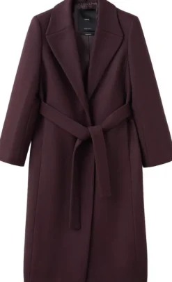 Manteco wool coat with fur collar