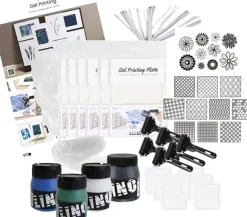 Mega DIY Mix Gel Print, Farvede prints