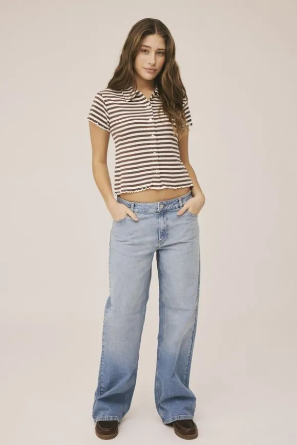 Milla 29 SS polo top - Organic Cotton GOTS