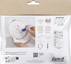Mini DIY Kit Punch Needle , Nøglevedhæng