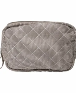 Moira 3 makeup bag Fossil Stripe XS