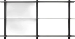 Nivo hylde stor D sort ask/ sort