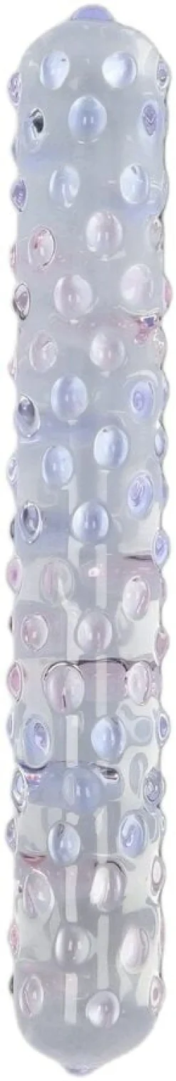 Nubby glass dildo