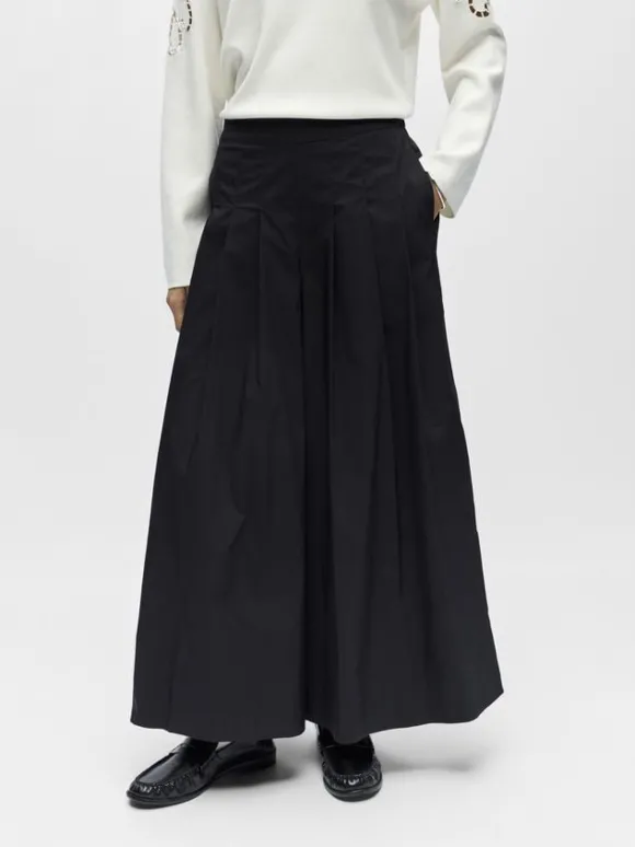 OBJPAIGE HW PLISSE CULOTTE PANT 145
