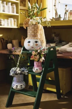 Olga Vase H20 cm blå