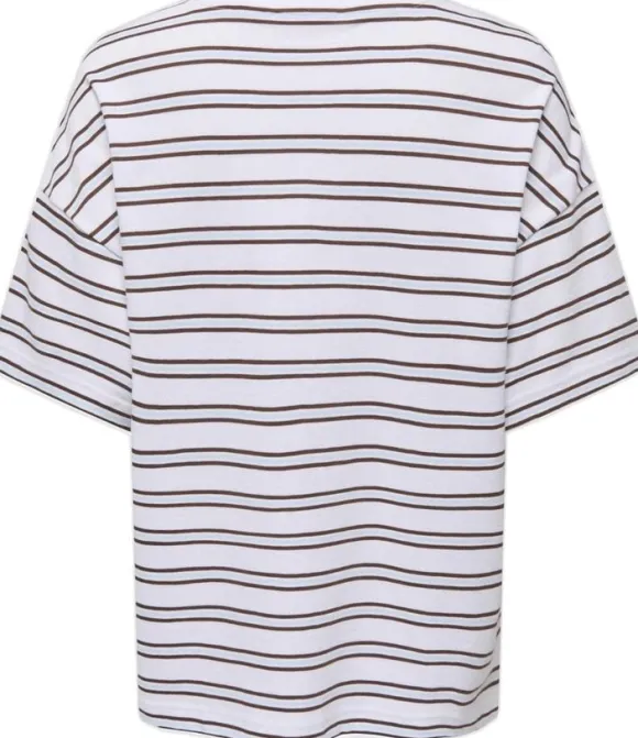 ONLLISA STRIPE S/S TOP JRS
