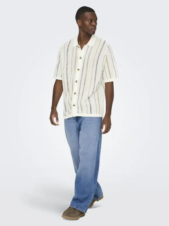 ONSTOBBY LIFE RLX SS SHIRT KNIT NO