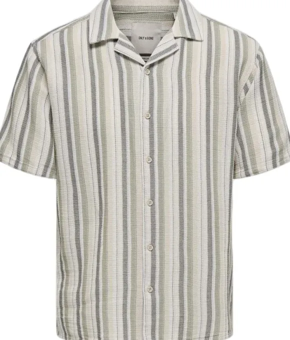 ONSTREV LIFE REG STRIPE SS SHIRT NO