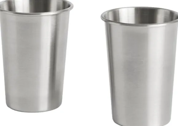 Outdoor Market Steel Cup - Set of 2 - Medium