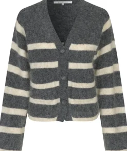 Ovalis Mohair Blend Knit Wide Sleeve Cardigan