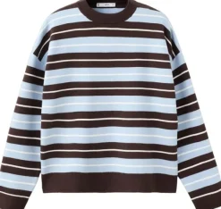 Oversized striped sweater