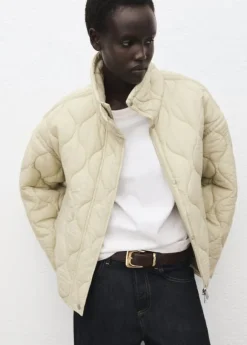 Oversize quilted down anorak