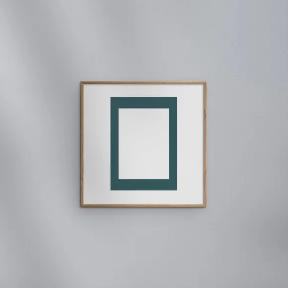Passepartout - Indian Teal - A5 (window: A6)
