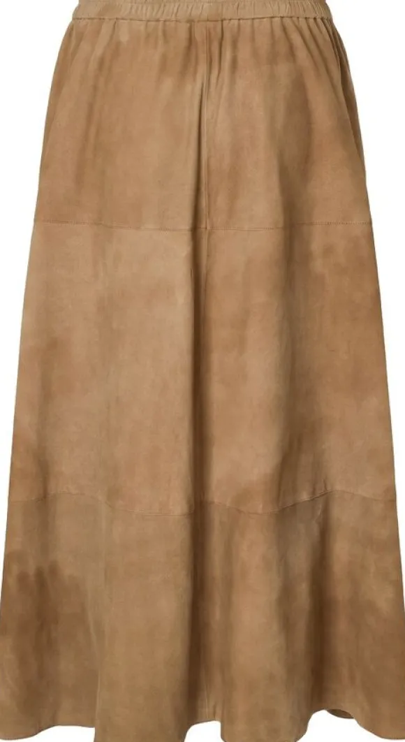 1014PBOJono suede long skirt