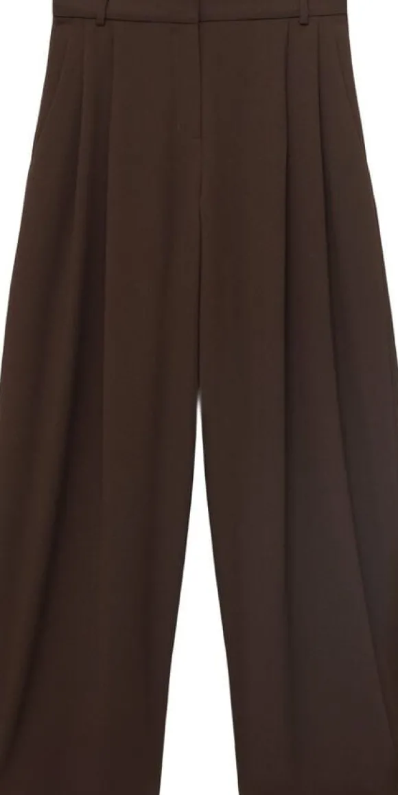 Pleat detail trousers