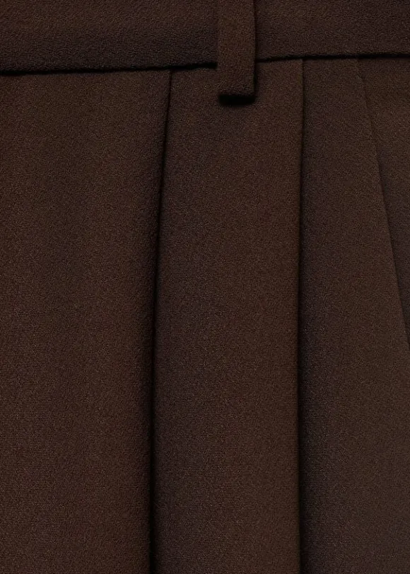 Pleat detail trousers