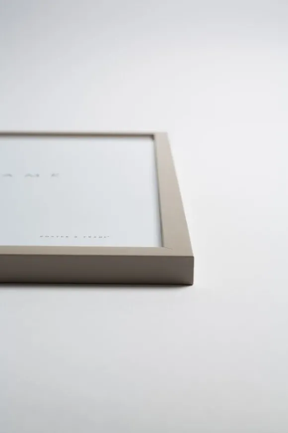 Poster&Frame - Cashemire grey wood 50x70cm
