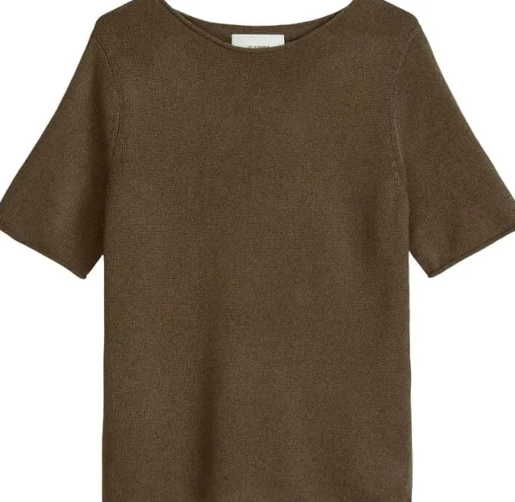 Pullover, shortsleeve, round-neck
