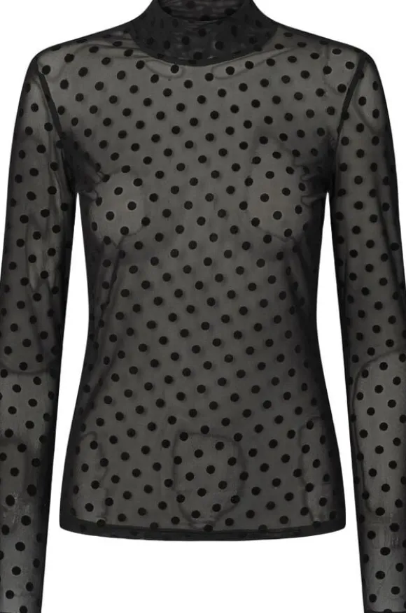 7655RDFRoll neck blouse