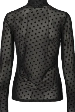 7655RDFRoll neck blouse