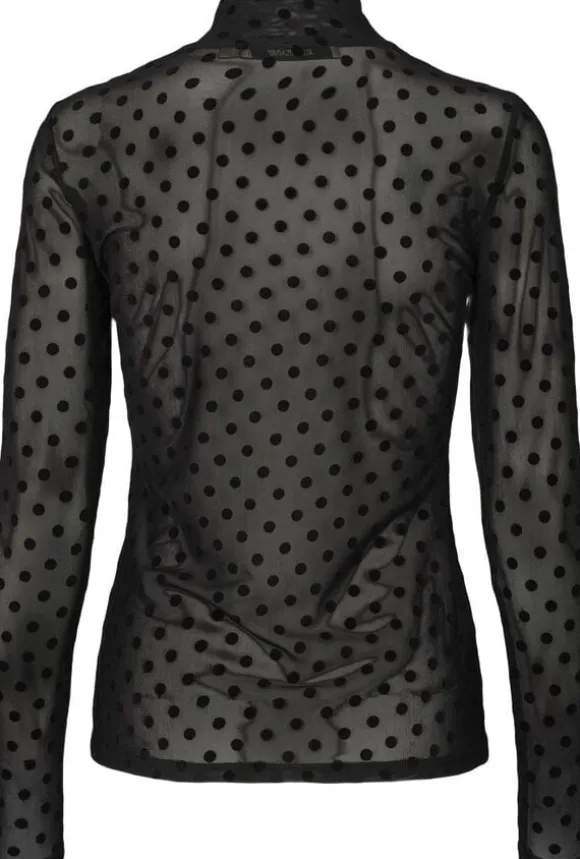 7655RDFRoll neck blouse