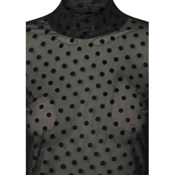 7655RDFRoll neck blouse