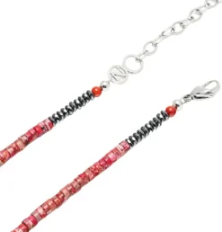 Red Jasper Heishi Necklace