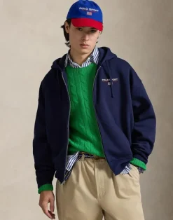 Relaxed Fit Polo Sport Fleece Hoodie