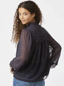 Rhia Border Pattern Blouse