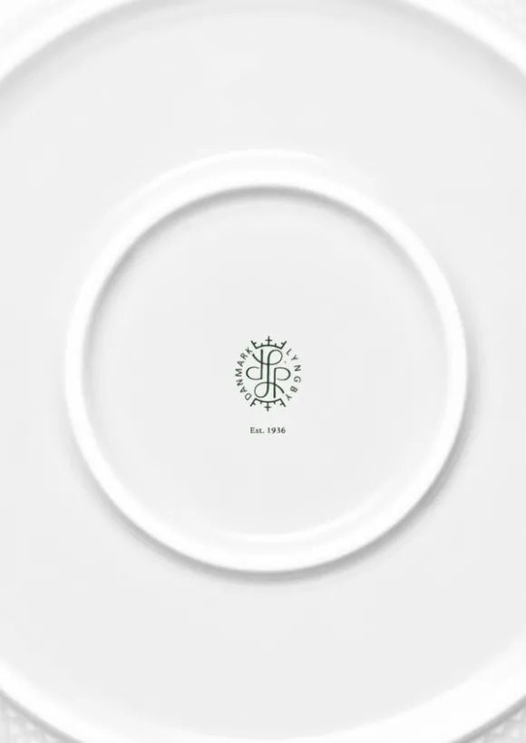 Rhombe Serveringsskål Ø28 cm hvid