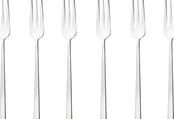 Rock, Edelstahl 18/10, kagegaffelsæt 6 pcs.