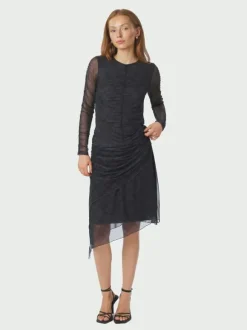 Saffron Check Mesh Skirt