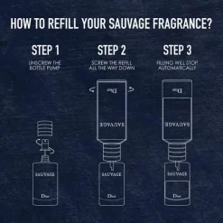 Sauvage Parfum Refill 300ML