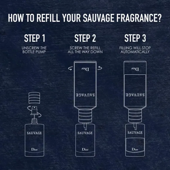 Sauvage Parfum Refill 300ML