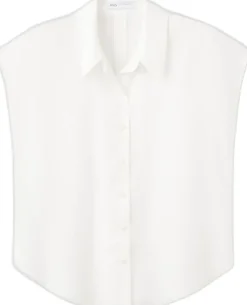 Short-sleeved lyocell shirt