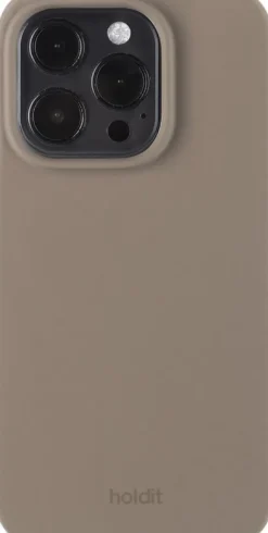 Silicone Case iPhone 15 Pro Mocha Brown
