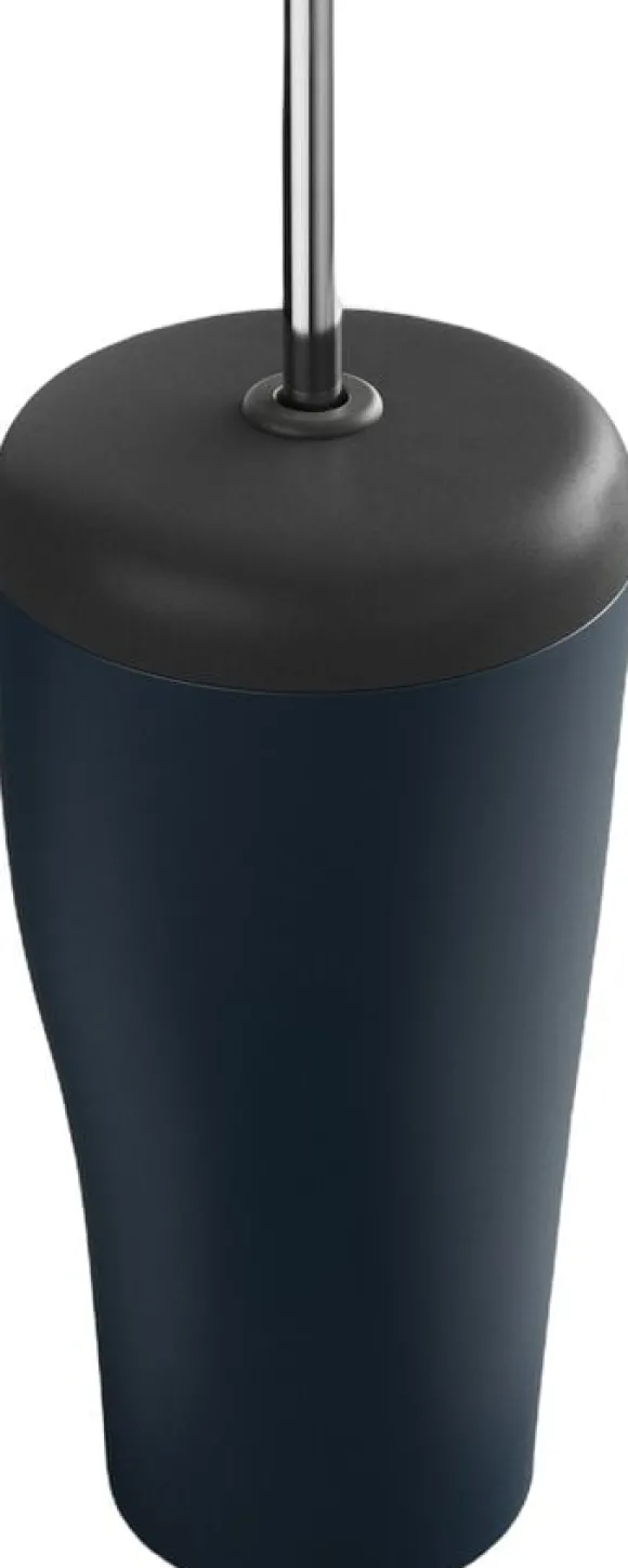 SKY TRAVEL CUP WITH STRAW BLUE STAINLESS STEEL AND PLASTIC