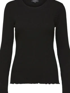 SLFANNA LS CREW NECK TEE S NOOS
