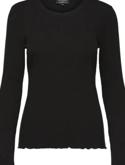 SLFANNA LS CREW NECK TEE S NOOS