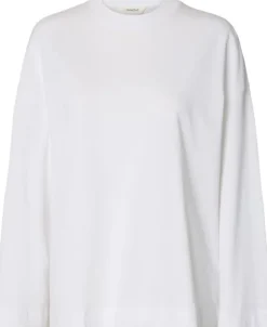 SLFCOLWOMAN LS OVERSIZED TEE
